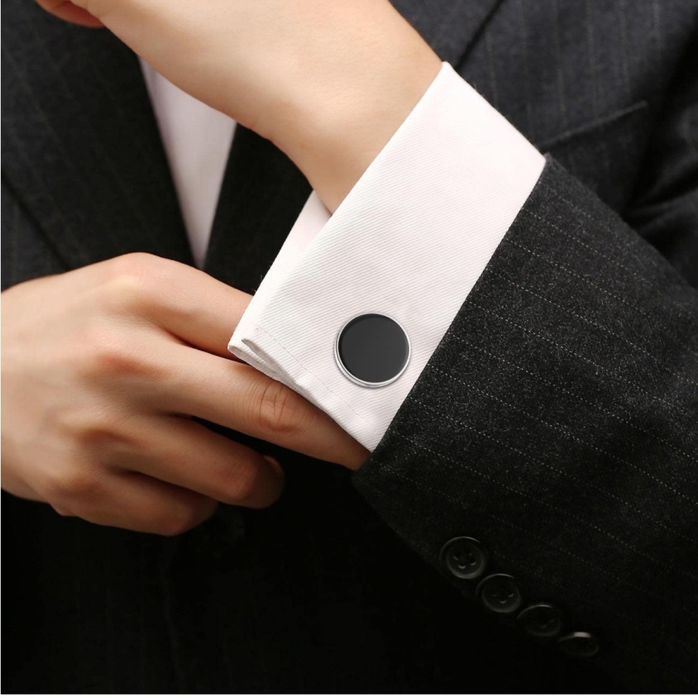 Stainless Steel Cuff Links Classic Tuxedo Shirt Cufflinks